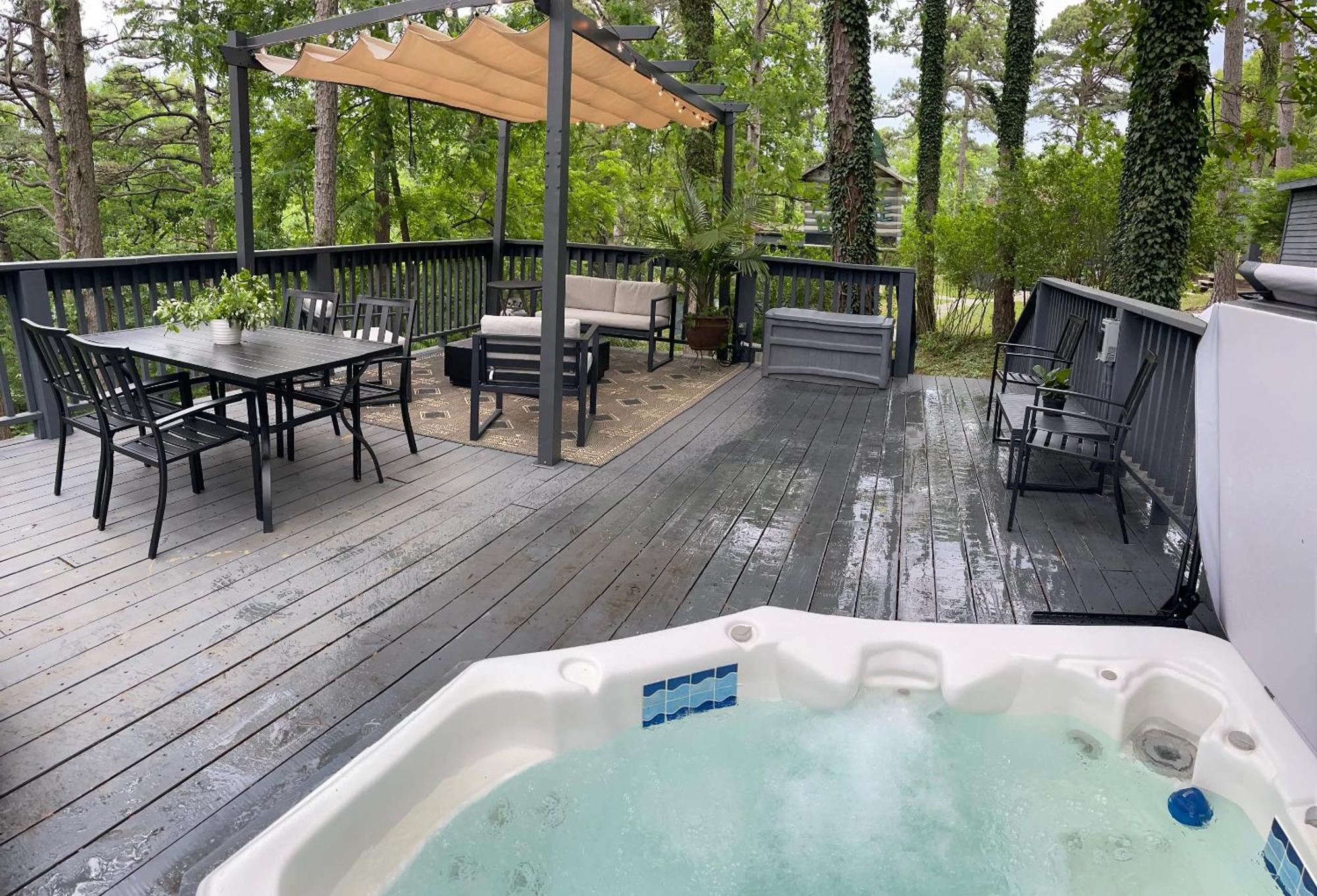 Villa Adventure Cabin 5 - King W Private Hot Tub Eureka Springs Exterior foto